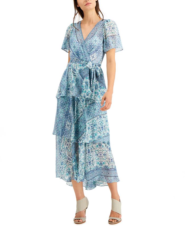 Tiered a top line dress