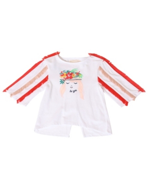 image of Kinderkind Toddler Girls Fringe Top
