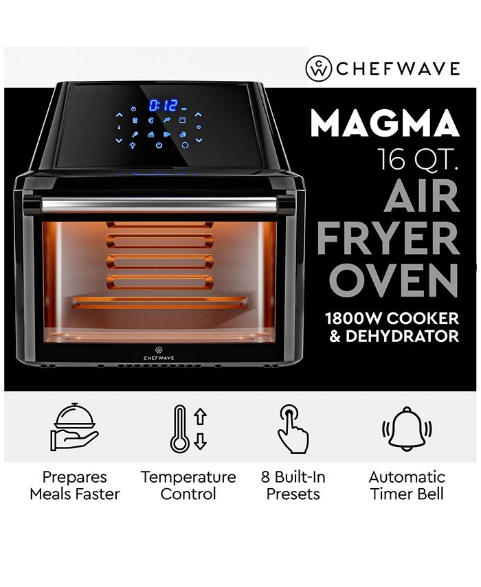 ChefWave Air Fryer, Rotisserie, Dehydrator Combo Oven, 16 Quart Macy's