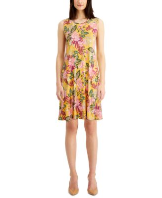 Style & Co Petite Printed Flip Flop Dress, Created for Macy's - Macy's