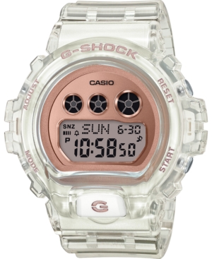 image of G-Shock Women-s Digital Clear Resin Strap Watch 46mm
