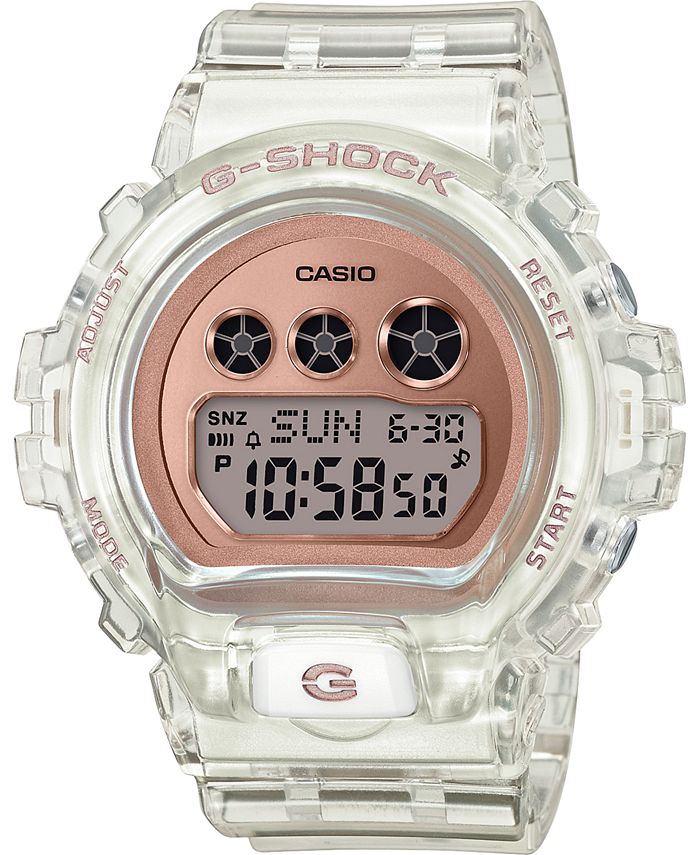 G-Shock - Women's Digital Clear Resin Strap Watch 46mm