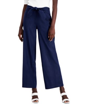 INC International Concepts Tie-Front Pants, Created for Macy's - Macy's