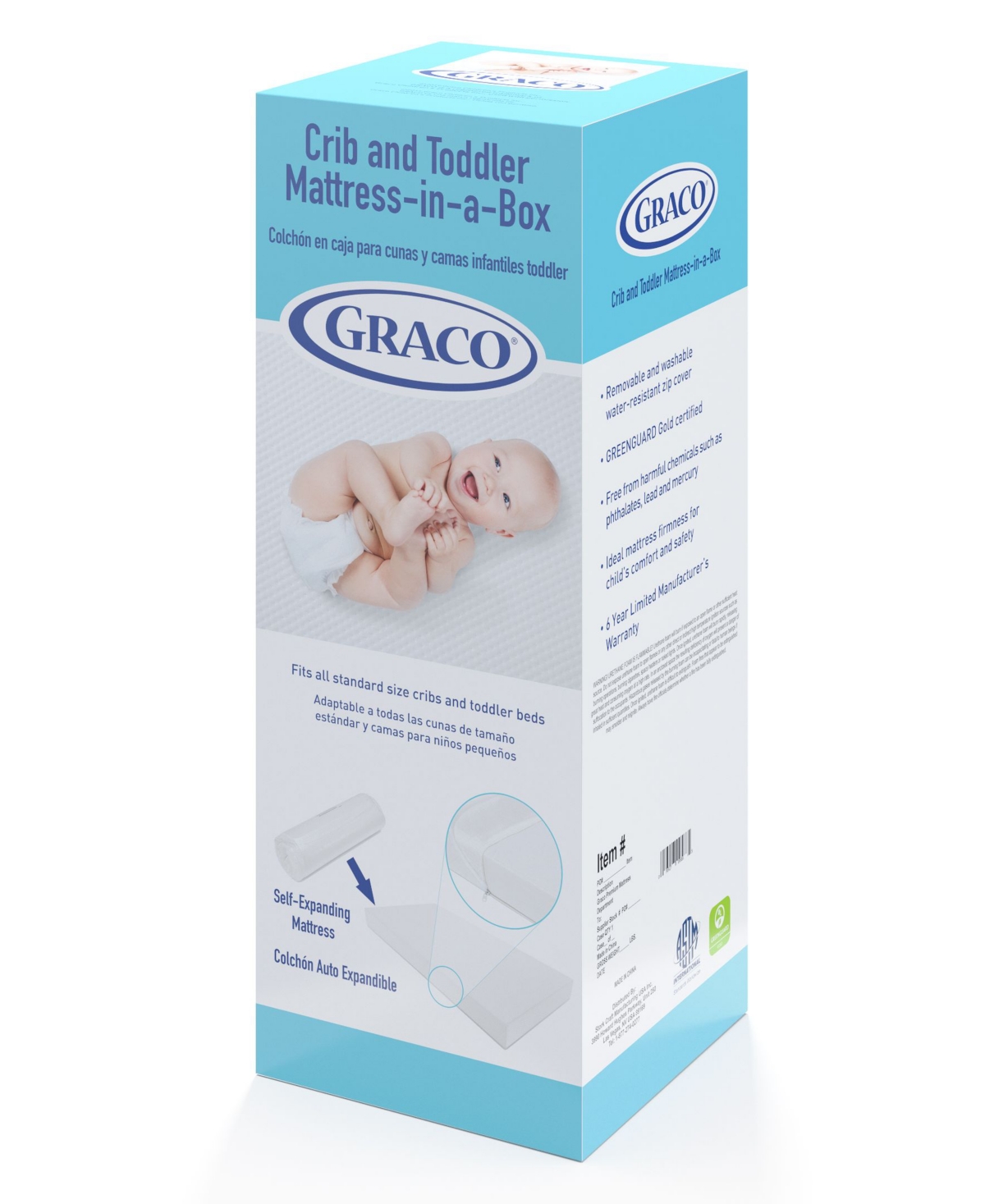 Graco Premium Foam Crib and Toddler Mattress