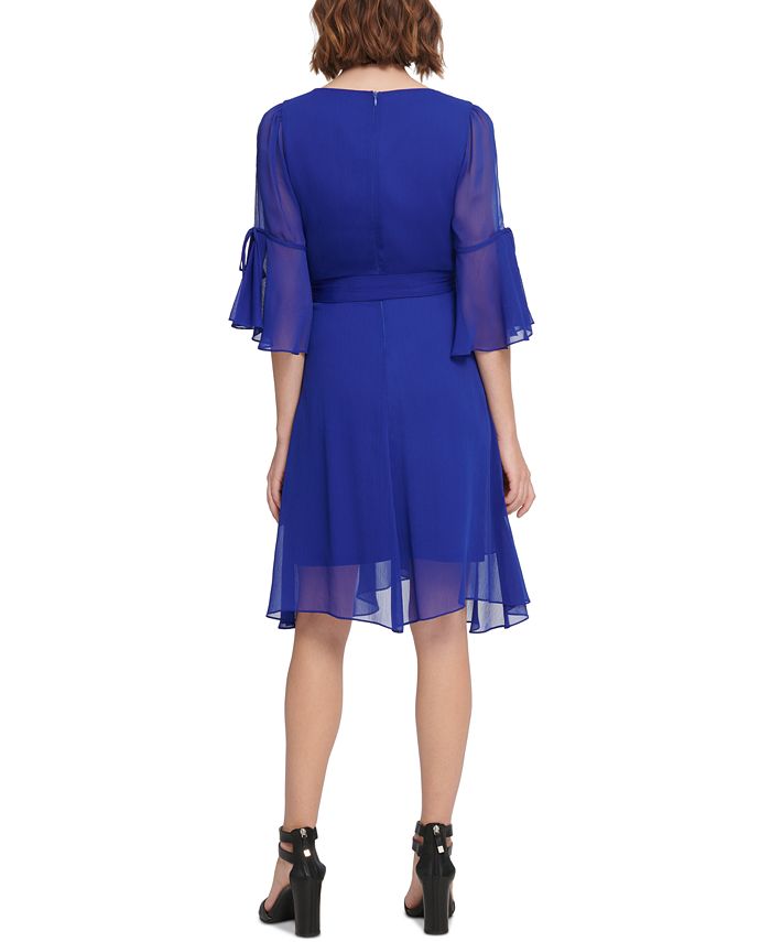 dkny bell sleeve dress