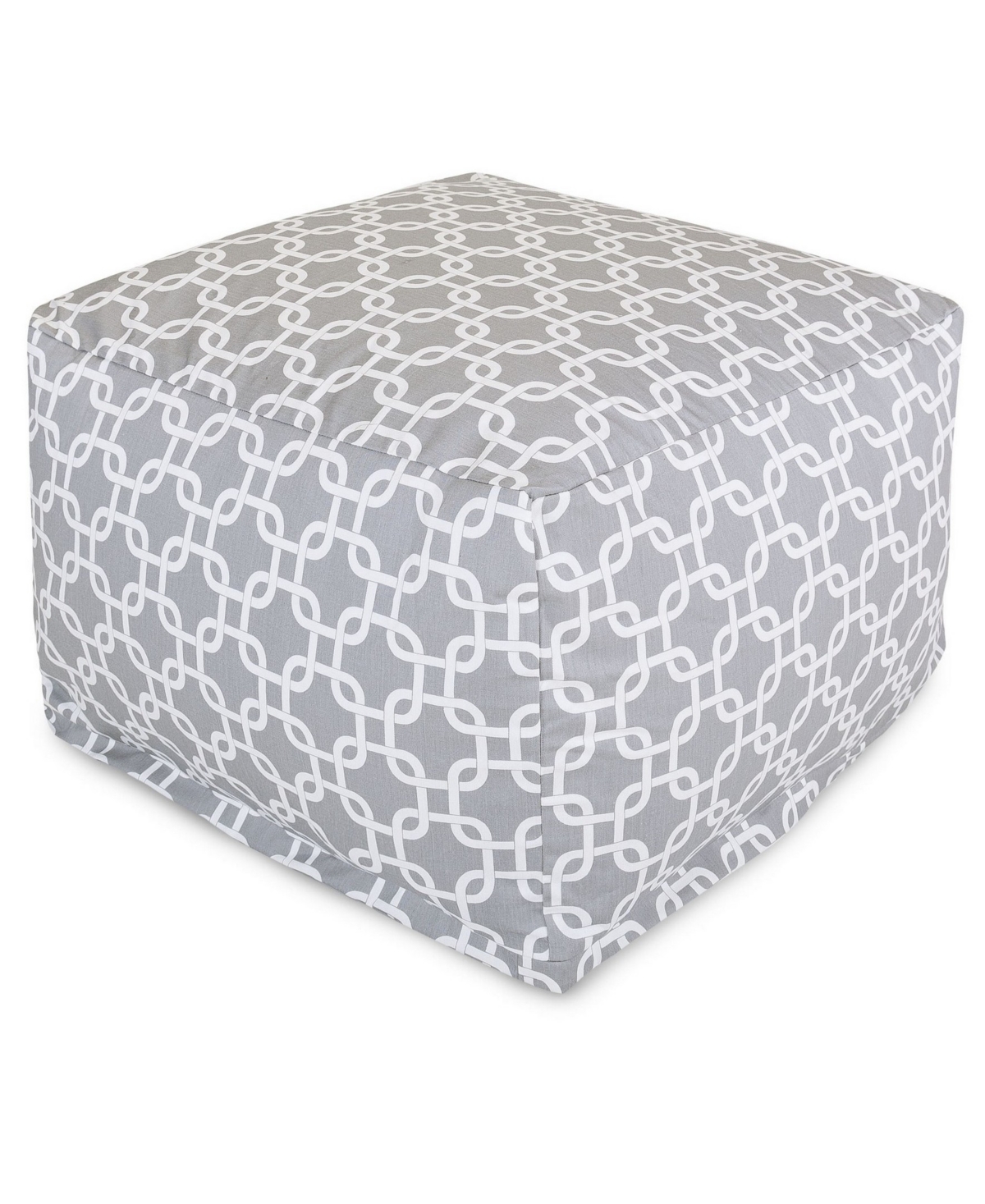 UPC 859072202641 product image for Majestic Home Goods Links Ottoman Square Pouf with Removable Cover 27