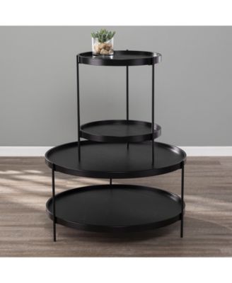 Kanabi Round Farmhouse Style End Table