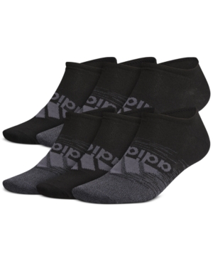 adidas Men's 6-Pk No-Show Socks