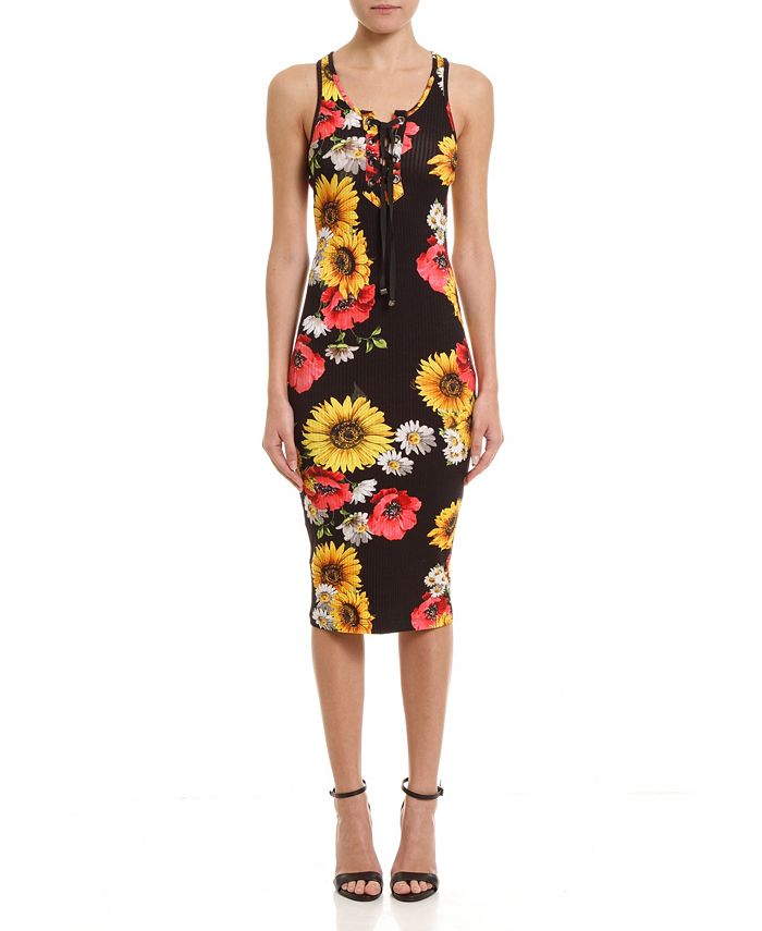 Macys sunflower dress store