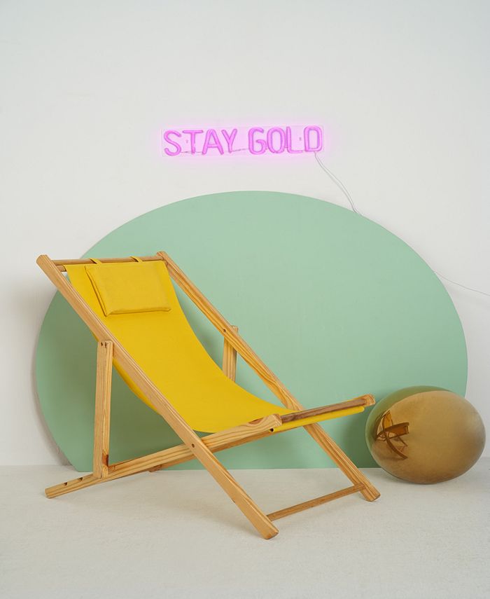 COCUS POCUS - Stay Gold LED Neon Sign