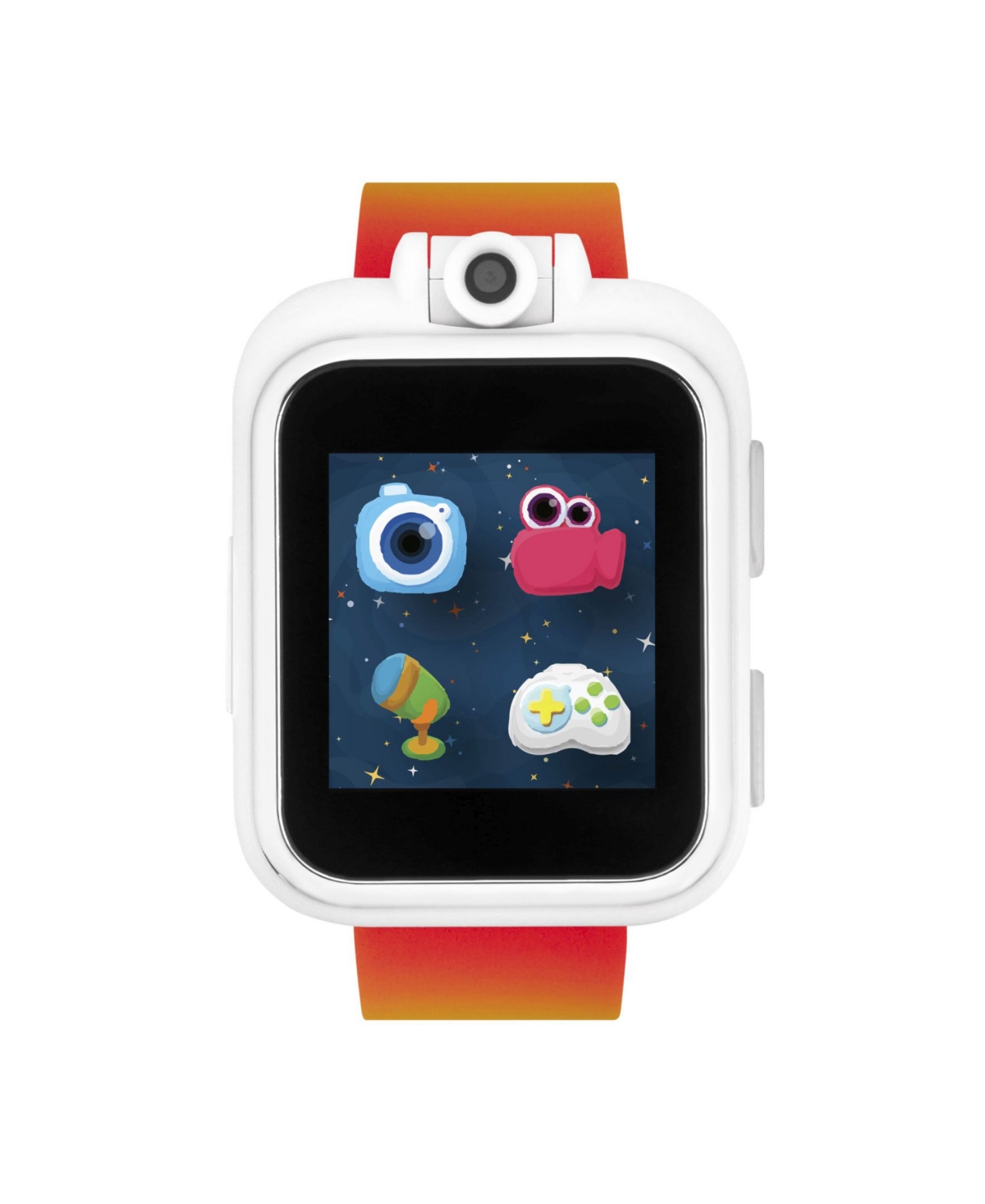 iTouch PlayZoom White Rainbow Print Smartwatch for Kids 42mm