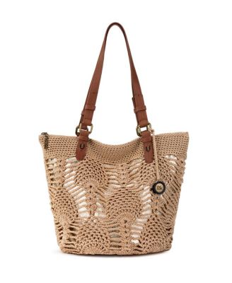 sak silverwood crochet shopper