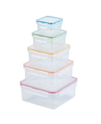 Lavish Home 10-Pc. Portion Control Meal Prep Containers - Macy's