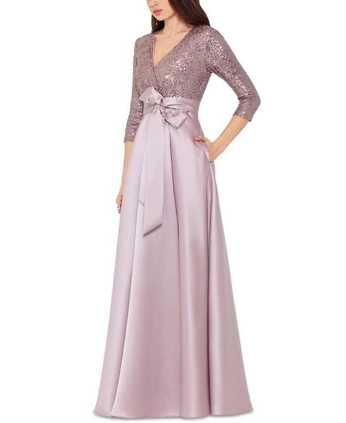xscape sequin ball gown