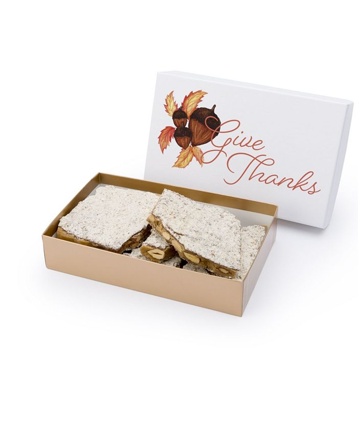 Enstrom Candies Give Thanks Milk Traditional Almond Toffee, 1 lb Macy's