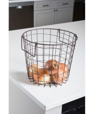 Metal Basket Round Small