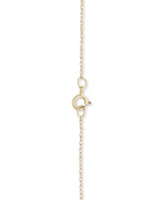 Diamond MOM 18" Pendant Necklace (1/10 ct. t.w.) in 10k Gold