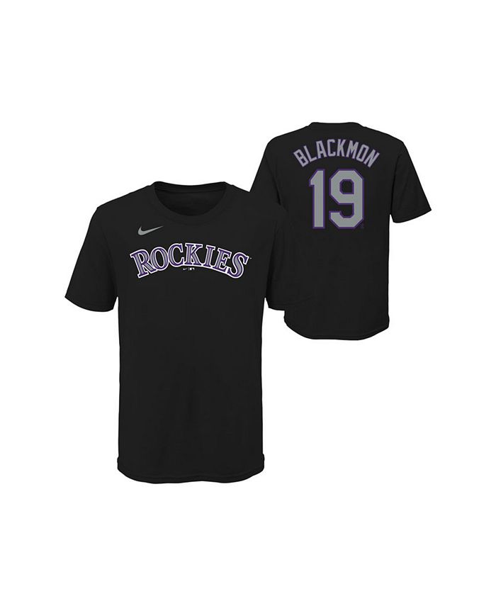 Colorado Rockies Big Boys and Girls Name and Number Player T-shirt -  Charlie Blackmon