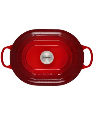 Enameled Cast Iron 3.75-Qt. Oval Casserole with Lid