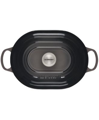 Enameled Cast Iron 3.75-Qt. Oval Casserole with Lid