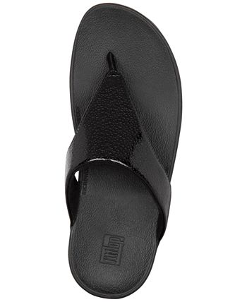 FitFlop Lottie Iridescent Scale Thong Sandals Macy s