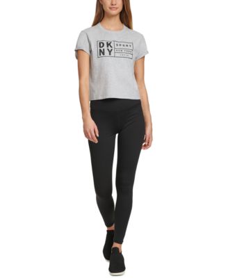 DKNY - Cotton Logo Cropped T-Shirt