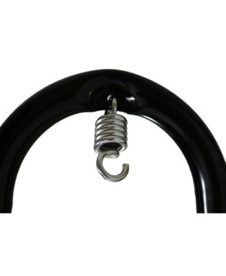 Caribbean Style Extra Large Hanging Rope Hammock Chair Swing with Stand - 300 lb Weight Capacity