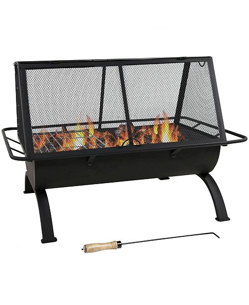 Sunnydaze Decor Northland Outdoor Large Wood Burning Patio