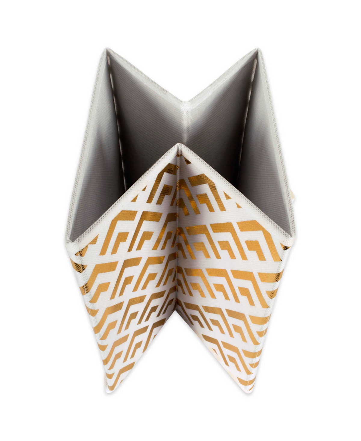 Design Imports Non-woven Polyester Cube Double Diamond Square Set of 2