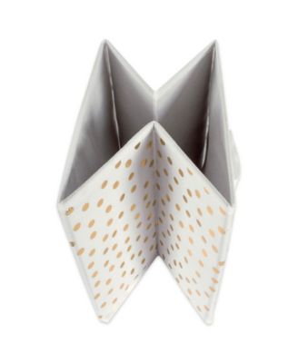 Design Imports Non-woven Polyester Cube Small Dots Square Set of 2