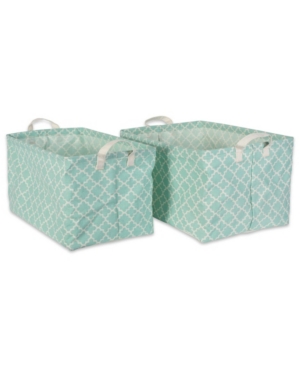 Design Imports Large 2-Pc Rectangle Laundry Hamper Set