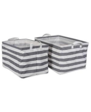 Design Imports Large 2-Pc Rectangle Laundry Hamper Set