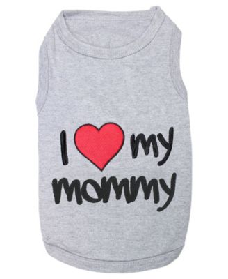 I Love Mommy Dog T Shirt