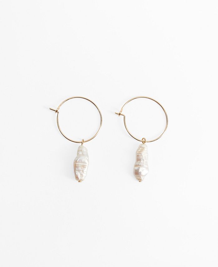 Mango hoop earrings Clearance