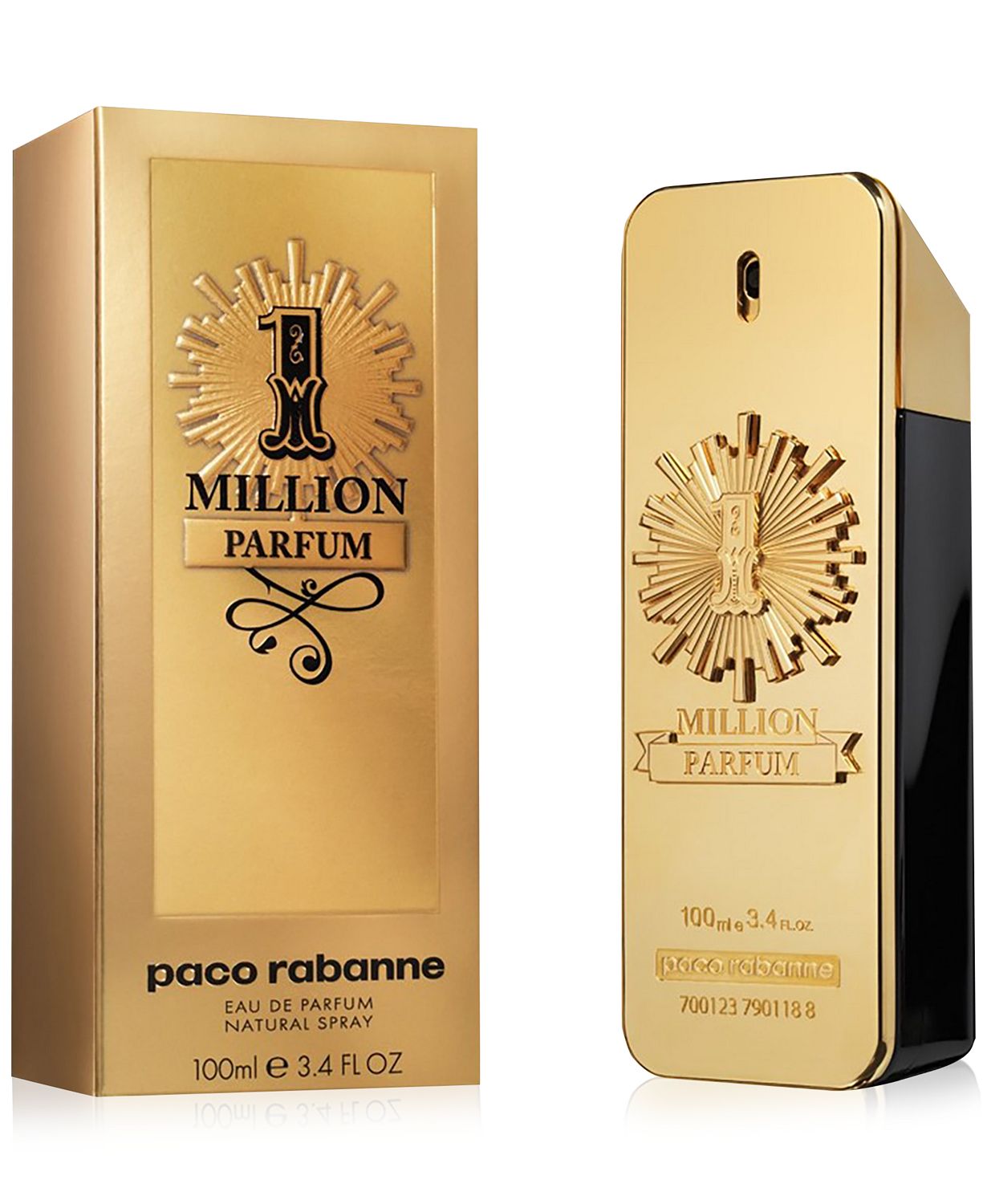 Men's 1 Million Parfum Spray, 3.4-oz.