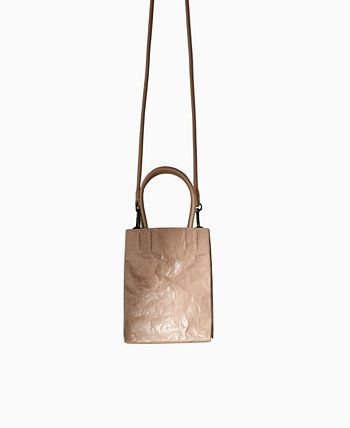 Mango wrinkled shop effect bag
