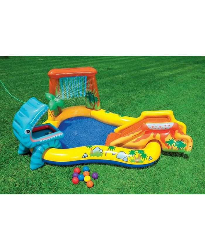 Intex Dinosaur Play Center Inflatable Kids Set Swimming Pool Macy's