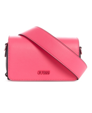 Guess Picnic Mini Shoulder Bag In Pink/silver | ModeSens