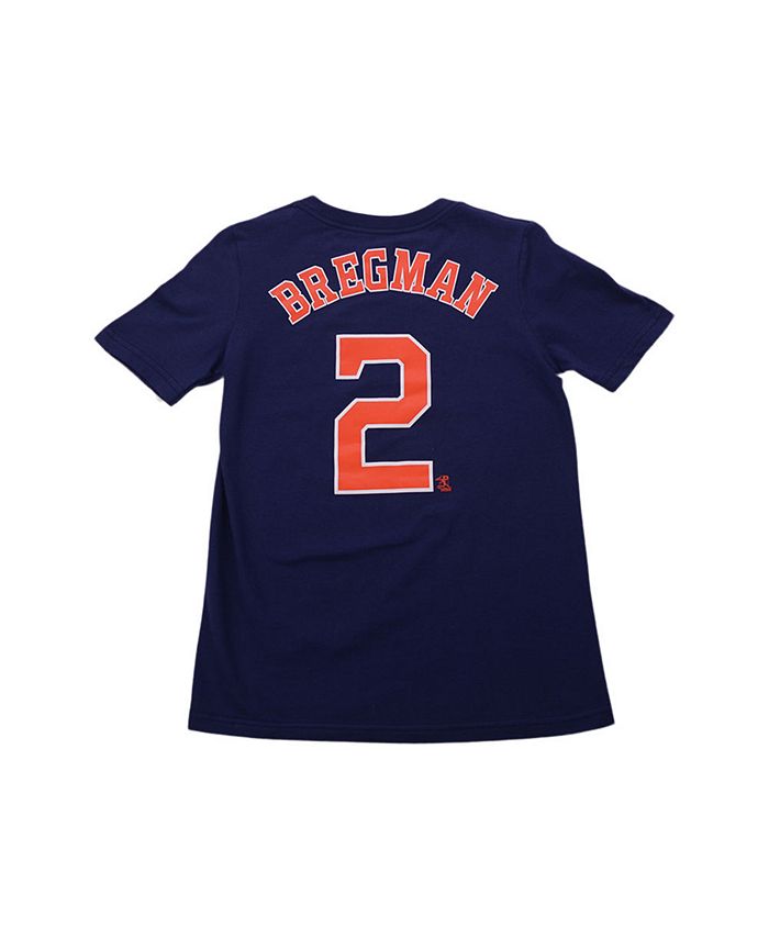 Men's Nike Alex Bregman White Houston Astros Name & Number T-Shirt