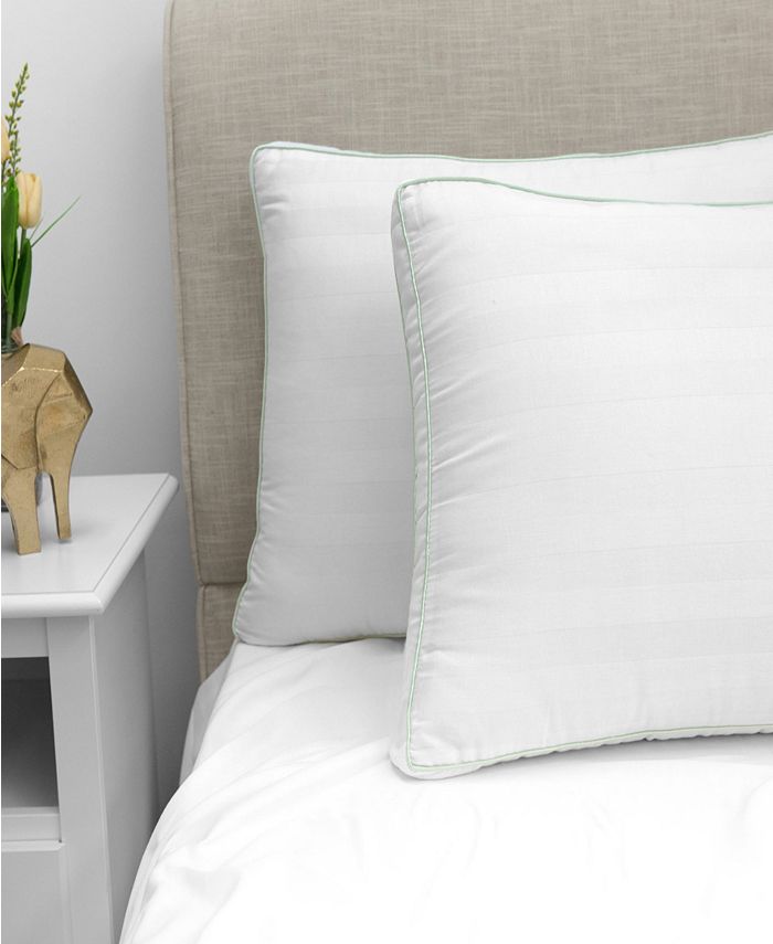 BioPEDIC 300 Thread Count Antimicrobial Plush Fiber Gusseted Bed Pillow