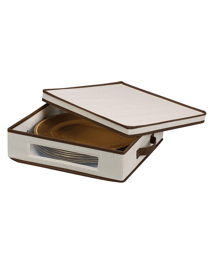 Household Essentials Charger Plate Storage Box Macy's