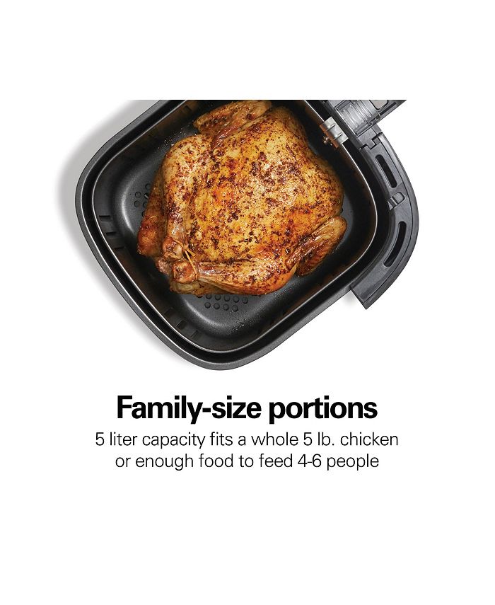 Hamilton Beach 5L Digital Air Fryer with Nonstick Basket Macy's