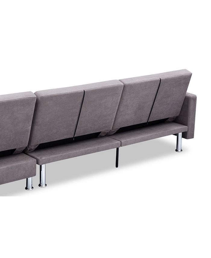 Gold Sparrow Davenport Convertible Sofa Bed Sectional with Storage Macy's