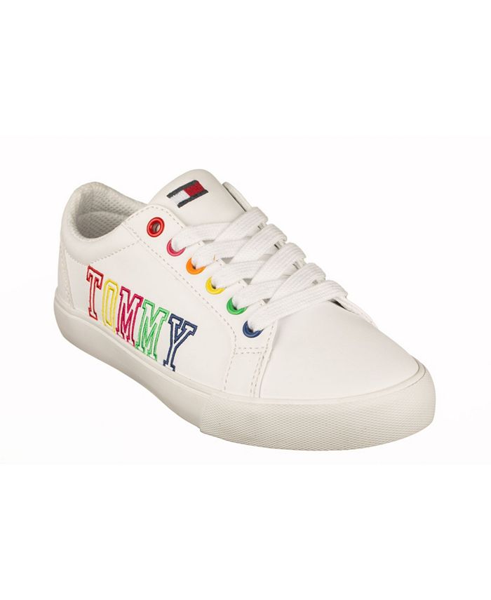 verontschuldigen niettemin Hou op Tommy Hilfiger Big Boys and Girls Arrin Logo Sneakers & Reviews - All Kids'  Shoes - Kids - Macy's