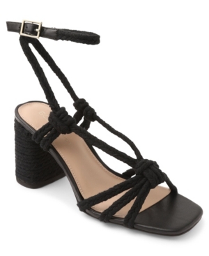 image of BCBGeneration Texa Tie-Up Rope Sandals Women-s Shoes