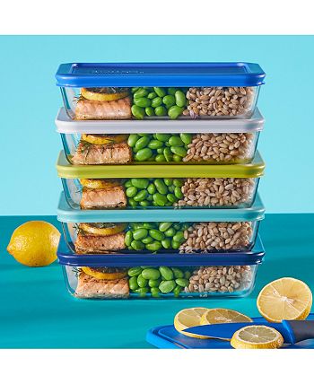 Pyrex Simply Store Meal Prep Glass Food Storage Containers (24-Piece Set,  BPA Free Lids, Oven Safe) - Little Bit of Lemon