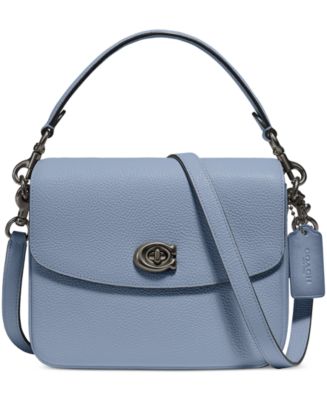 COACH Polished Pebbled Leather Cassie Crossbody 19 - Macy's