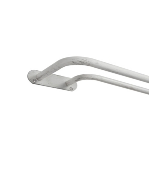 Exclusive Home Fetter Wrap Around Double Curtain Rod, 36"-72" In White