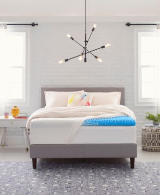 Comfort Revolution - 3" Reversible Convoluted Memory Foam Mattress Topper, Twin XL