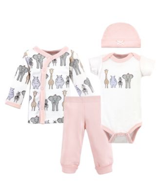 Hudson Baby - - Baby Boys and Girls Preemie Layette Set 4-Piece